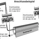 FRABA OSE - Schließkantensicherungen Set, Sender 10,5m Empfänger 0,5m ohne Stecker