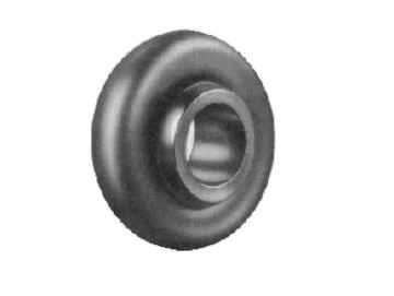 Mini Stahl Kugellager 28 Ømm mit Staubabdichtung, für Stift 10 Ø mm mit Bund