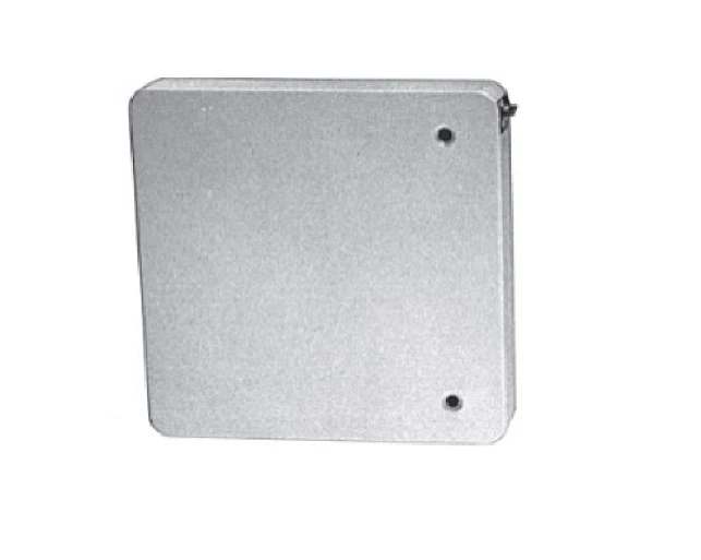 Mini-Aufschraubgurtwickler weiß, mit 4 m Gurt, grau, feststehend 