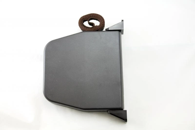 Mini-Aufschraubgurtwickler weiß, 5 m Gurtaufnahme, mit Gurt, schwenkbar, 22 mm breit Braun