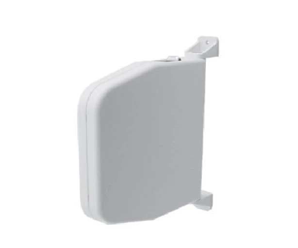 Mini-Aufschraubgurtwickler weiß, 5 m Gurtaufnahme, ohne Gurt, schwenkbar, aufklappbar, Weiß 