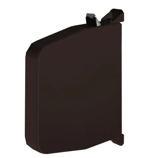 Mini-Aufschraub- Getriebegurtwickler braun, mit 11 m Gurt braun, schwenkbar, 30,5 mm breit