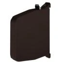 Mini-Aufschraub- Getriebegurtwickler braun, mit 11 m Gurt braun, schwenkbar, 30,5 mm breit