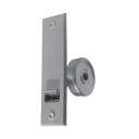 Einlass-Gurtwickler mit 5,5m Gurtaufnahme Lochabstand  185mm verzinkt, mit weißer Deckplatte, Feder vorgespannt, für 23 mm Gurt