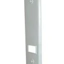 Kunststoff-Abdeckplatte weiß, Lochabstand 165 mm ,abgerundete Kanten für Einlass-Gurtwickler