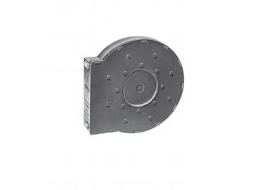 Mauerkasten Kunststoff Gurtaufnahme 12 m, für Lochabstand 186 mm, für Einlass-Gurtwickler