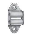 Mini-Gurtführung mit Doppelleitrolle hoch, verzinkt, Anschraubplatte 19x55 mm