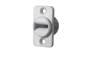 Mini-Gurtführung zum Einbohren und Anschrauben, weiß 40x22 mm Bohrung 19 mm