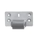 Abdruckrolle Anschraubplatte 90 x 40 mm, mit vier Schraublöchern