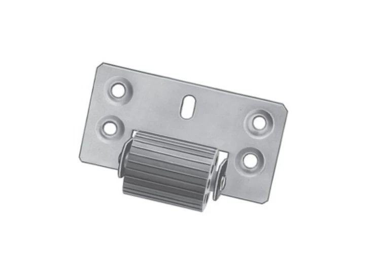 Abdruckrolle Anschraubplatte 90 x 40 mm, mit vier Schraublöchern