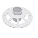 Befestigungsplatte für Steckleitrolle, 23 mm