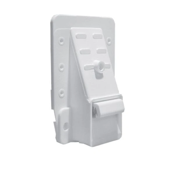 Gurtführung mit Rand, für 23 mm Gurt, mit Rolle, Bürste und Putzdeckel, Putznase 35 mm