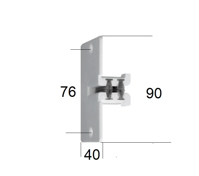 Sanierungs-Gurtführung „Verschlussdeckel-Montage“, für 23 mm Gurt, Gurtverlauf gerade
