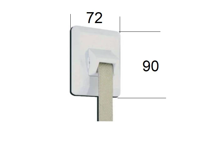 ESM Altbau-Sanierungs-Gurtführung mit doppelter Bürstendichtung, ohne Gurtausbau