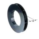 Steckgurtscheibe Ø 140 mm, für Mini-Gurtzuggetriebe für 8 m Gurt