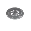 Anschraubplatte mit Zapfen zur Montage von Mini-Kurbelgetrieben