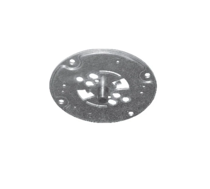 Anschraubplatte mit Zapfen zur Montage von Mini-Kurbelgetrieben