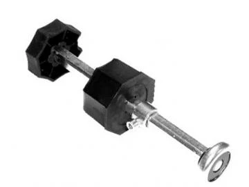 Wellenbolzen, verstellbar, für Stahlwelle SW 70 mit aufgepreßtem Kugellager 40 mm