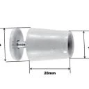 2 x Anschlagstopfen 28 mm   Erhältlich in: 6 Farben