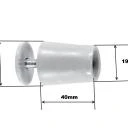 2 x Anschlagstopfen 40 mm ,Erhältlich in:7 Farben