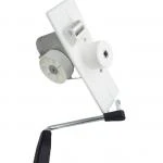 Einlass Kurbel Gurtwickler 9 m Gurtaufnahme, für 23 mm Gurt, Lochabstand 135 - 165 mm Panzer bis 41kg