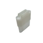 2 x Gleitstopfen für Rollladen  Alu Winkelendleiste 14 x 30 , transparent