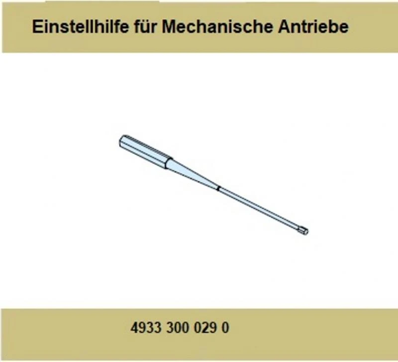 Einstellhilfe für Rohrmotore Becker Baureihe P - R - L mit mechanische endabschaltungen .