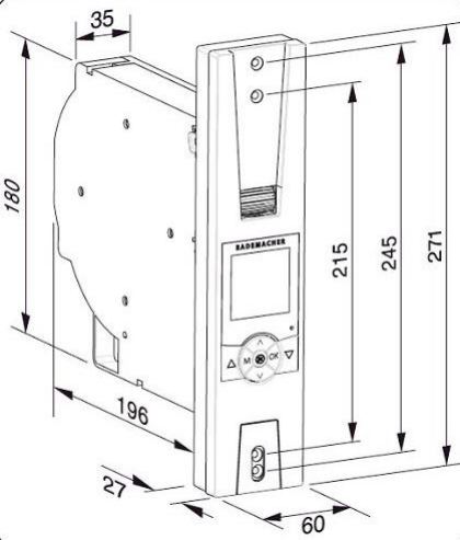 Rademacher - RolloTron Standart Plus 1305-UW  Ultraweiss Gurtwickler zur UP-Montage