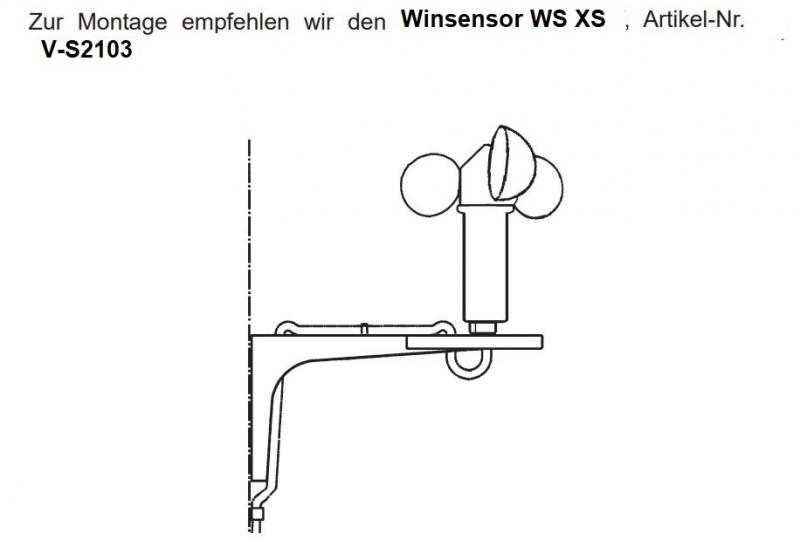 Vestamatic - Montagebügel Kunststoff Kombibügel für Wind- und Sonnensensor