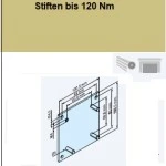 Adapterplatte HK mit Stiften bis 120 Nm für Rohrantriebe mit Handkurbelanschluss