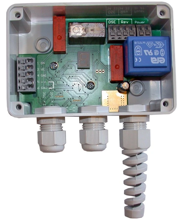 FRABA 230V AC Auswerter für Einzugs-Sicherheitslichtschranken 2 Opto-Schaltleisten OSE