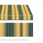 Markisentuch Multistreifen, Flora Grün, UPF 50+, Acryl 1, Stoff-Nr. 11323