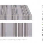 Markisentuch Multistreifen ,Granit - Grau UPF 40, Acryl 1, Stoff-Nr. 11277