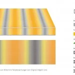 Markisentuch Multistreifen ,Sole - Gelb/Orange UPF 50+,Acryl 1, Stoff-Nr. 11701