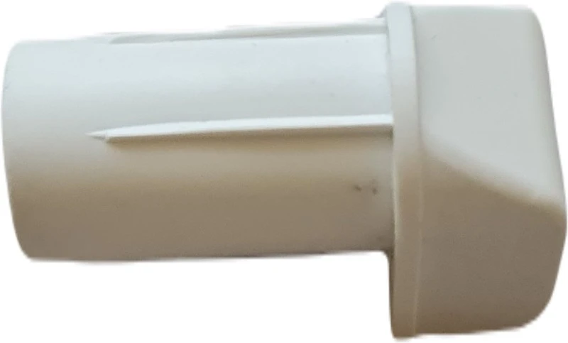 Mini-Gurtführung als Steckleitrolle, weiß, nadelgelagert 31x30 mm Bohrung 19 mm