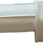 Mini-Gurtführung als Steckleitrolle, weiß, nadelgelagert 31x30 mm Bohrung 19 mm