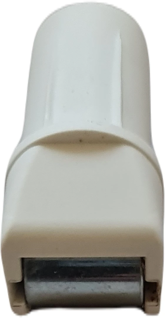 Mini-Gurtführung als Steckleitrolle, weiß, normal gelagert 31x30 mm Bohrung 19 mm