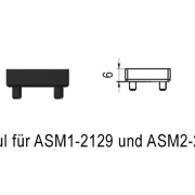 WTS - Erweiterungsmodul 39x21x6 mm, für modulare Auflaufstopper ASM1 und 2